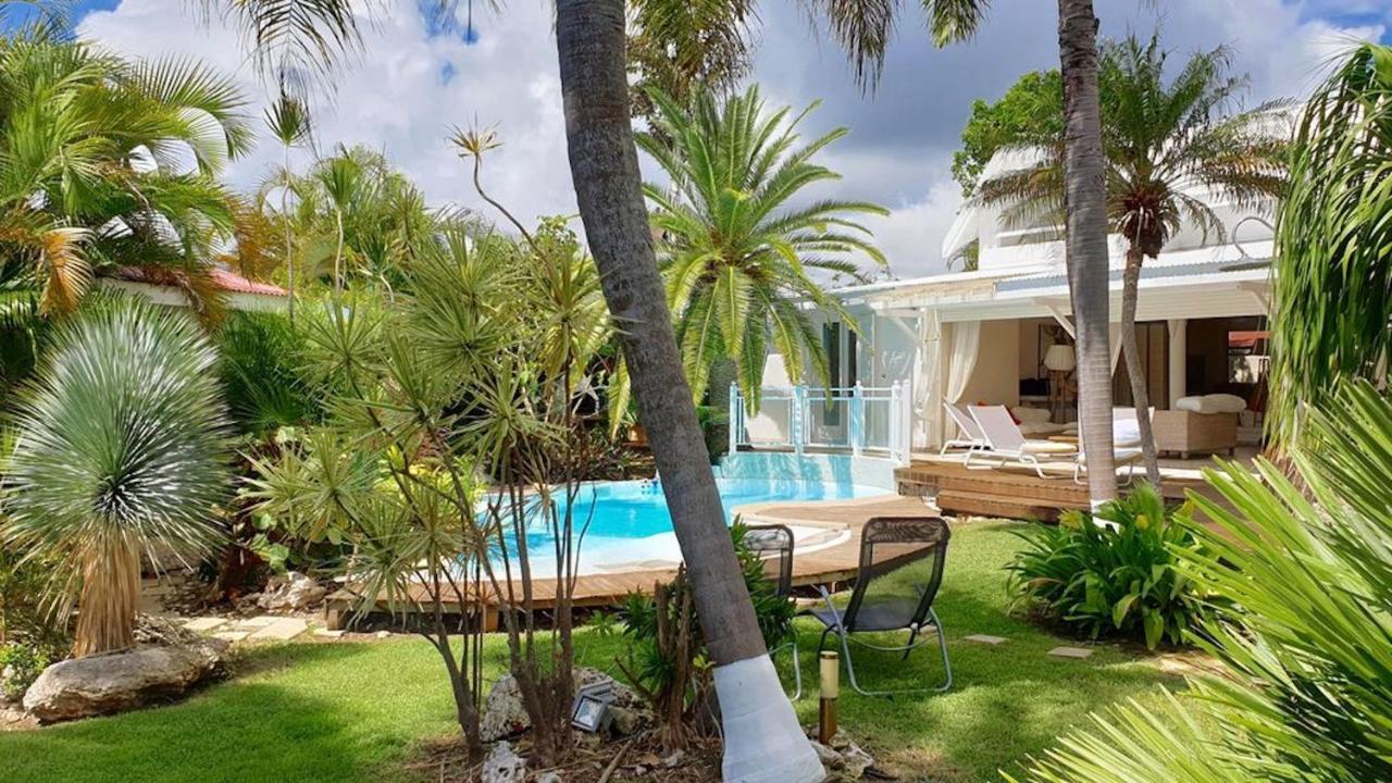 Villa Iguanou Et Piscine En Bord De Mer Proche Plages Marina Et Golf سانت فرانسوا المظهر الخارجي الصورة