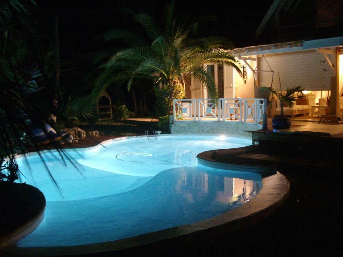 Villa Iguanou Et Piscine En Bord De Mer Proche Plages Marina Et Golf سانت فرانسوا المظهر الخارجي الصورة