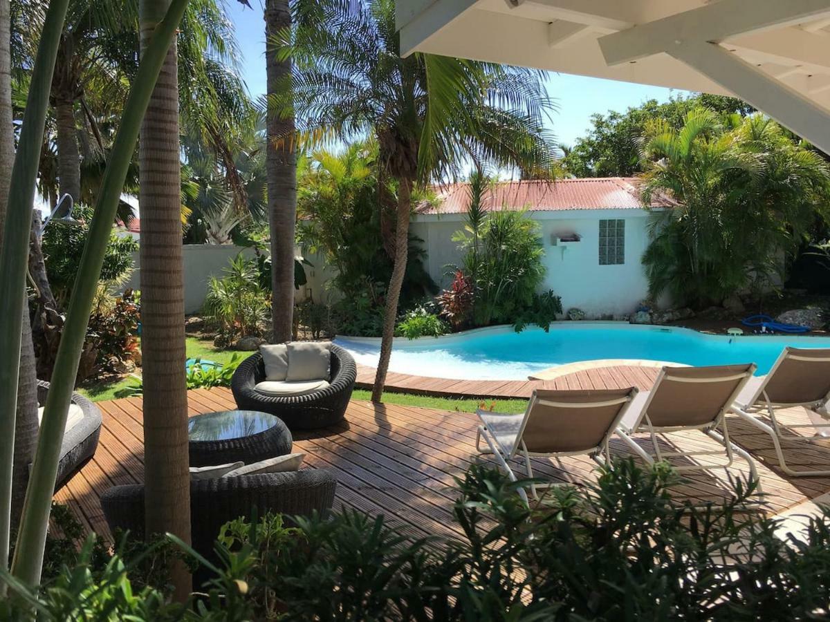 Villa Iguanou Et Piscine En Bord De Mer Proche Plages Marina Et Golf سانت فرانسوا المظهر الخارجي الصورة